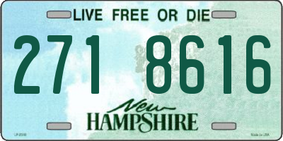 NH license plate 2718616