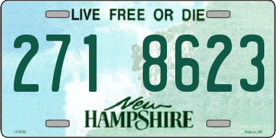 NH license plate 2718623