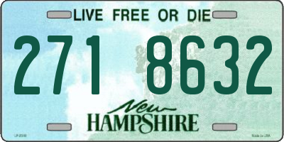 NH license plate 2718632
