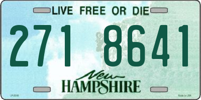 NH license plate 2718641