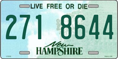 NH license plate 2718644