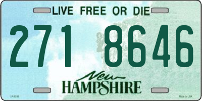 NH license plate 2718646