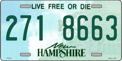 NH license plate 2718663