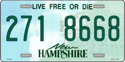 NH license plate 2718668