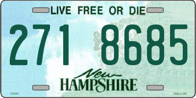 NH license plate 2718685