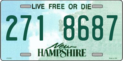 NH license plate 2718687