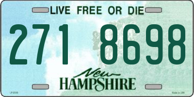 NH license plate 2718698