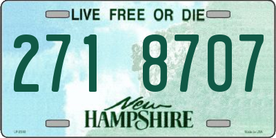 NH license plate 2718707