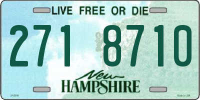 NH license plate 2718710