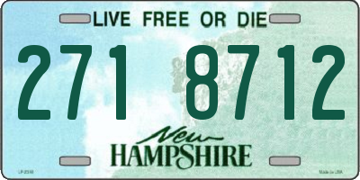 NH license plate 2718712