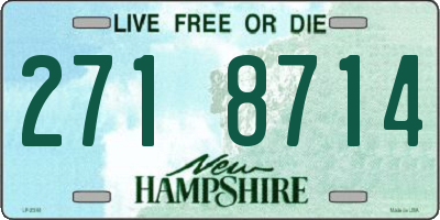 NH license plate 2718714