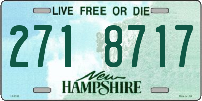 NH license plate 2718717