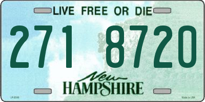 NH license plate 2718720