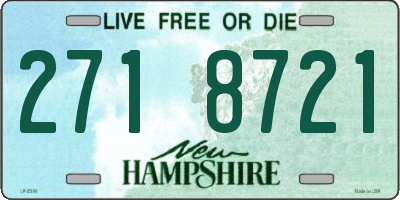 NH license plate 2718721