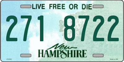NH license plate 2718722