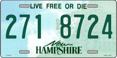 NH license plate 2718724