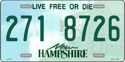 NH license plate 2718726