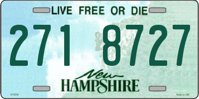 NH license plate 2718727