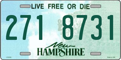 NH license plate 2718731