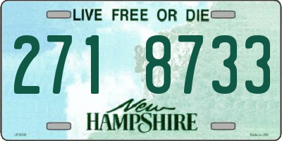 NH license plate 2718733
