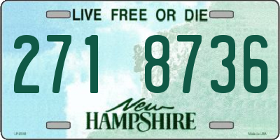 NH license plate 2718736
