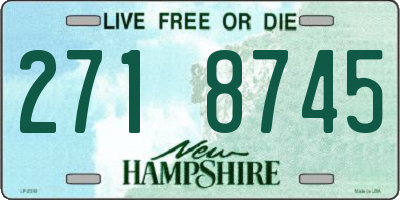 NH license plate 2718745