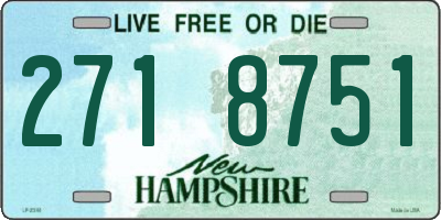 NH license plate 2718751
