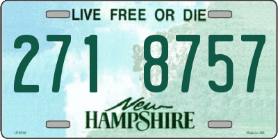 NH license plate 2718757