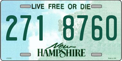 NH license plate 2718760