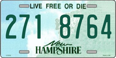 NH license plate 2718764