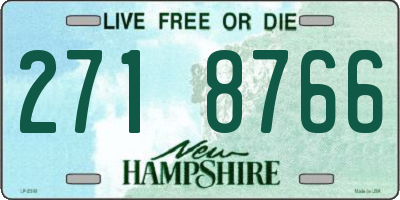 NH license plate 2718766