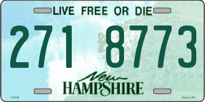 NH license plate 2718773