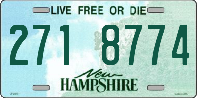 NH license plate 2718774