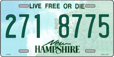 NH license plate 2718775