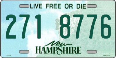NH license plate 2718776