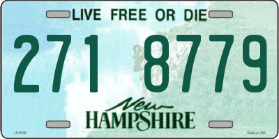 NH license plate 2718779