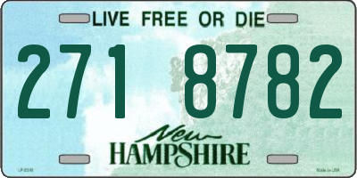 NH license plate 2718782