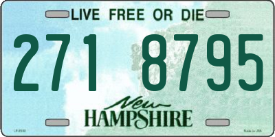 NH license plate 2718795