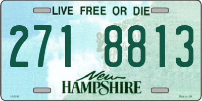 NH license plate 2718813