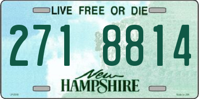 NH license plate 2718814