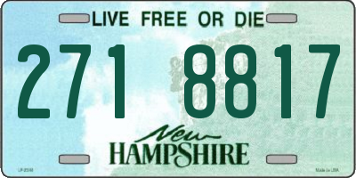 NH license plate 2718817