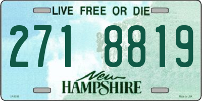 NH license plate 2718819