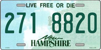NH license plate 2718820
