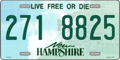 NH license plate 2718825