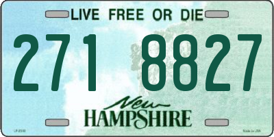NH license plate 2718827