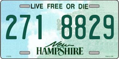 NH license plate 2718829