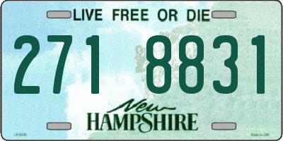 NH license plate 2718831