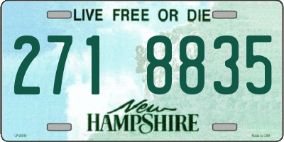 NH license plate 2718835