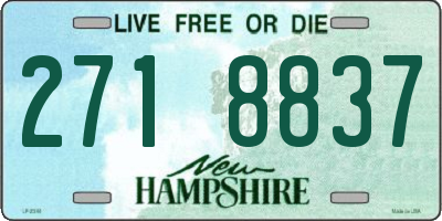 NH license plate 2718837