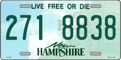NH license plate 2718838